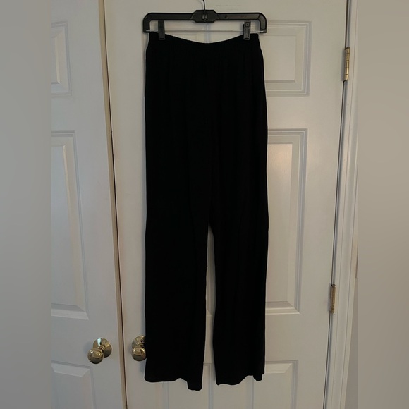 Honey Belle Pants - Honey Belle Black Wide Leg Trousers